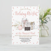 Urlaubsmarkt Einladung (Stehend Vorderseite)