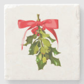 Urlaubsmistleone Steinuntersetzer (Vorderseite)