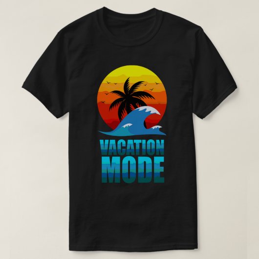 Urlaubsmodus 1 T-Shirt (Design vorne)