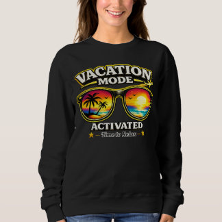 Urlaubsmodus Aktiviert Reise-Outfit Sweatshirt