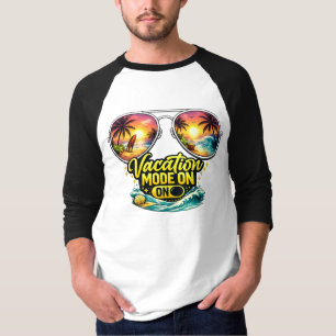 Urlaubsmodus An Strandurlaub Raglan-Shirt T-Shirt