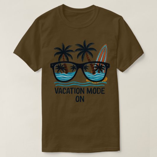 Urlaubsmodus auf 2 T-Shirt (Design vorne)