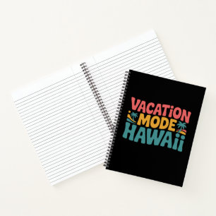 Urlaubsmodus Hawaii Tropisches Paradies Sommer Sti Notizblock
