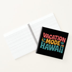 Urlaubsmodus Hawaii Tropisches Paradies Sommer Sti Notizblock