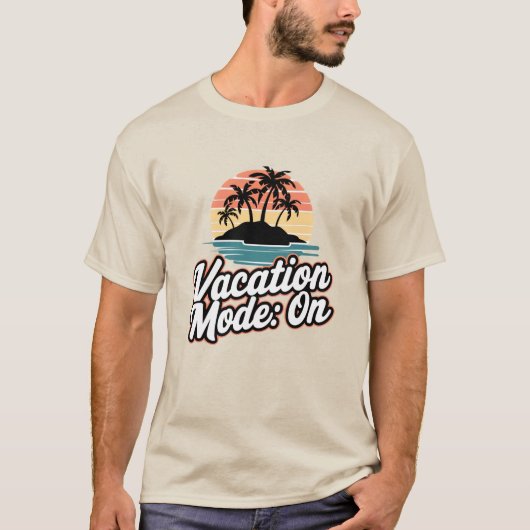 Urlaubsmodus: on T-Shirt (Vorderseite)