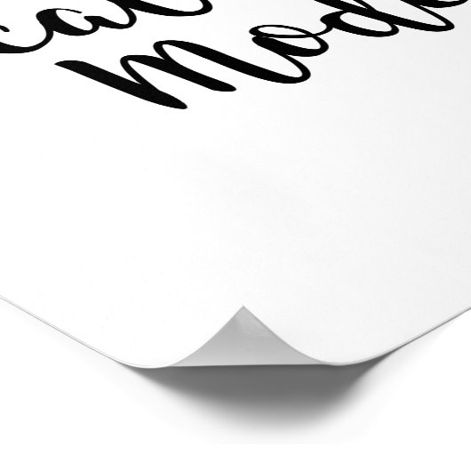 Urlaubsmodus Poster (Ecke)