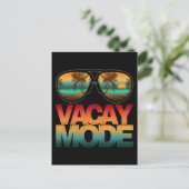 Urlaubsmodus Postkarte (Stehend Vorderseite)