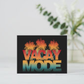Urlaubsmodus   postkarte (Stehend Vorderseite)