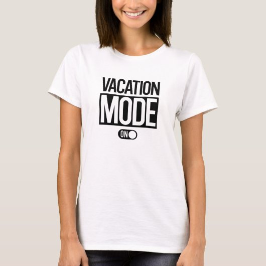 Urlaubsmodus T-Shirt (Vorderseite)