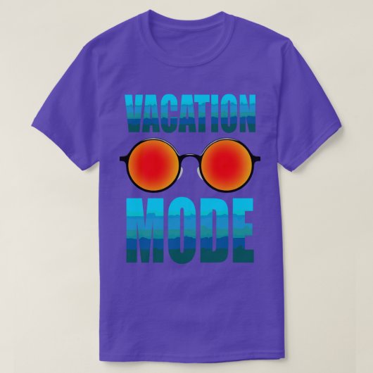 Urlaubsmodus T-Shirt (Design vorne)