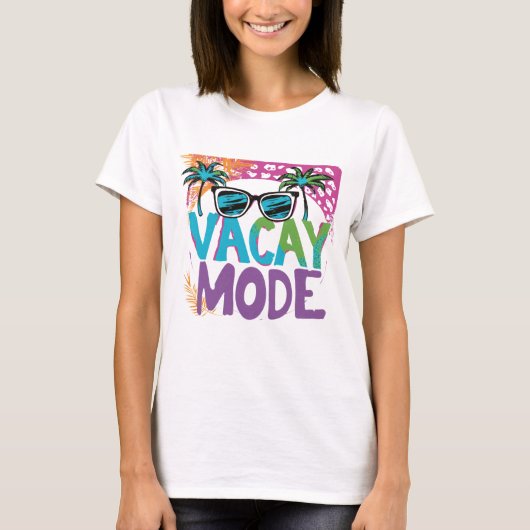 Urlaubsmodus T-Shirt (Vorderseite)