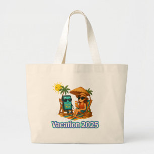 Urlaubsmodus Tote Tasche - Fun Beach Vibes Digital