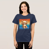 Urlaubsmodus Tri-Blend Shirt (Vorderseite voll)
