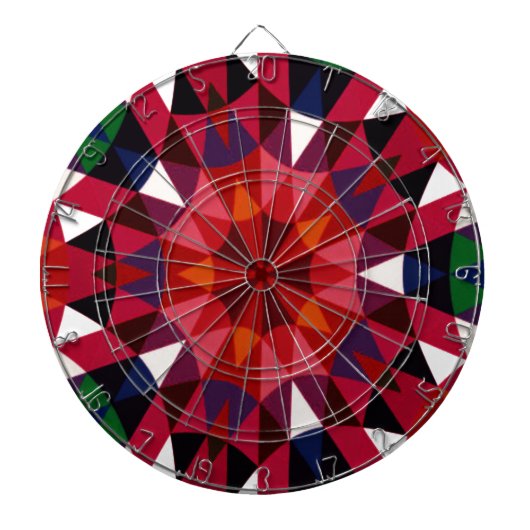 Urlaubsmuster Dartscheibe (vorne)