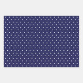 Urlaubsmuster Formen und kariert blaues Grün Geschenkpapier Set (Vorderseite 3)