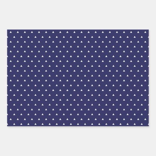 Urlaubsmuster Formen und kariert blaues Grün Geschenkpapier Set (Vorderseite 3)