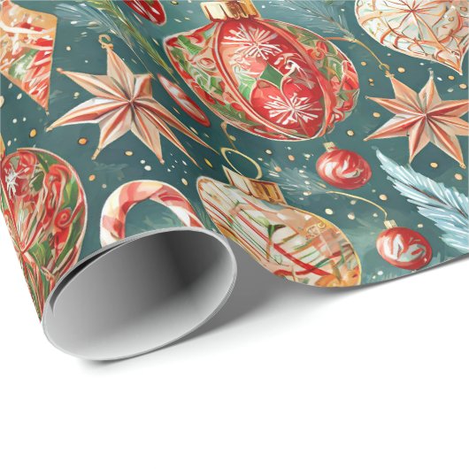 Urlaubsmuster Geschenkpapier (Rolleneckpunkt)