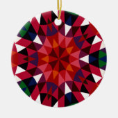 Urlaubsmuster Keramik Ornament (Vorne)