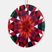 Urlaubsmuster Keramik Ornament (Links)