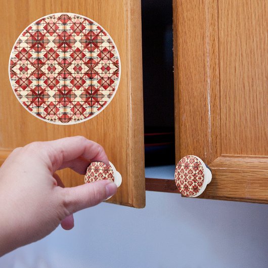 Urlaubsmuster Raute Keramikknauf