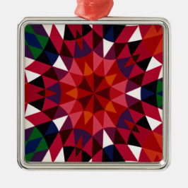 Urlaubsmuster Silbernes Ornament