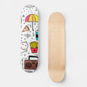 Urlaubsmuster Skateboard (Vorderseite)