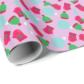 Urlaubsmusterpapier Geschenkpapier (Rolleneckpunkt)