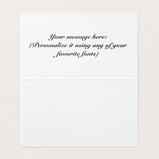 Urlaubsnachrichten (Innenseite Aufgefaltet)