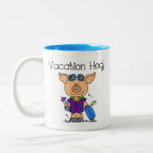 Urlaubsort Zweifarbige Tasse (Links)