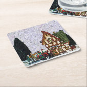 Urlaubsorte Rechteckiger Pappuntersetzer (angewinkelt)