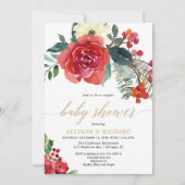 Urlaubspaare, die geschlechtsneutral duschen einladung (Vorderseite)