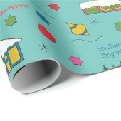 Urlaubspapier Geschenkpapier (Rolleneckpunkt)