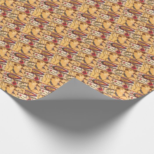 Urlaubspapier Geschenkpapier (Ecke)