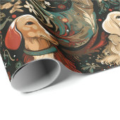 Urlaubspapier Geschenkpapier (Rolleneckpunkt)