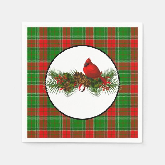 Urlaubspapier Napkins-Kardinal Serviette (Vorderseite)