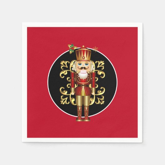 Urlaubspapier Napkins-Nutcracker Serviette (Vorderseite)