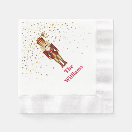 Urlaubspapier Napkins-Nutcracker Serviette (Vorderseite)