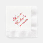 Urlaubspapier Napkins Serviette (Vorderseite)