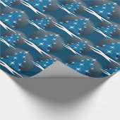 Urlaubspapier Nicht säkulares Wrapping Papier Geschenkpapier (Ecke)