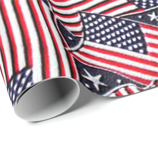 Urlaubspapier vom 4. Juli Geschenkpapier (Rolleneckpunkt)