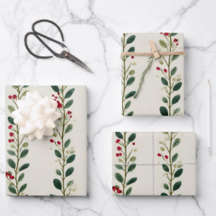 Urlaubspapier Wasserfarbe Verlassen Geschenkpapier Set
