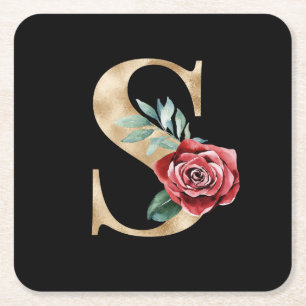 Urlaubsparzeichen S Rechteckiger Pappuntersetzer