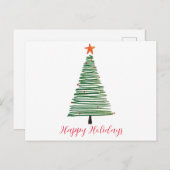 Urlaubspostkarte Feiertagspostkarte (Vorne/Hinten)