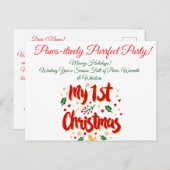 Urlaubspostkarte Feiertagspostkarte (Vorne/Hinten)