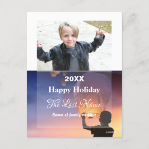 Urlaubspostkarte Feiertagspostkarte