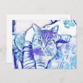 Urlaubspostkarte Feiertagspostkarte (Vorne/Hinten)