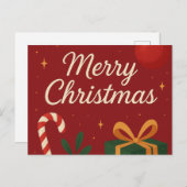 Urlaubspostkarte Feiertagspostkarte (Vorne/Hinten)