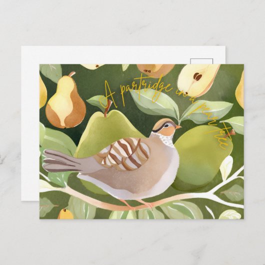 Urlaubspostkarte Feiertagspostkarte (Vorne/Hinten)