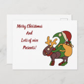 Urlaubspostkarte Feiertagspostkarte (Vorne/Hinten)