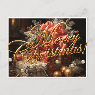 Urlaubspostkarte Frohe Weihnachten